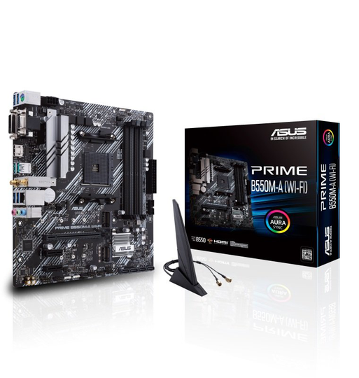 ASUS PRIME B550M-A (WI-FI) DDR4 mATX Motherboard