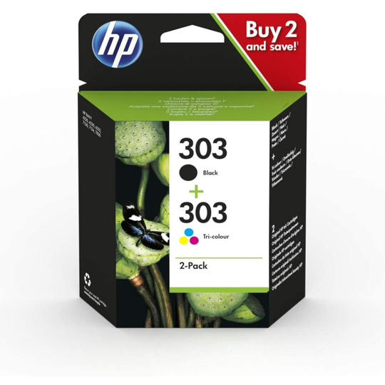 HP 3YM92AE (303) Printhead multi pack, 4ml, Pack qty 2