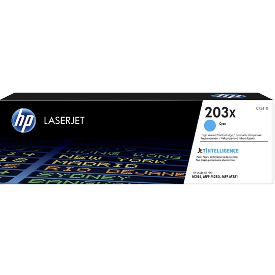 HP 203X High Yield Cyan Original LaserJet Toner Cartridge
