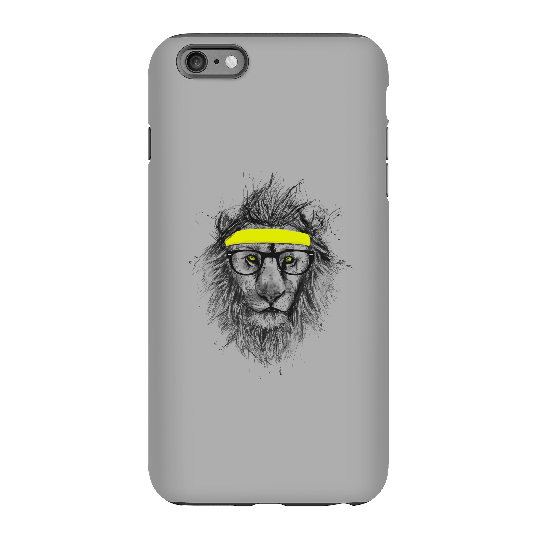 Balazs Solti Lion And Sweatband Phone Case for iPhone and Android - iPhone 6 Plus - Tough Case - Gloss