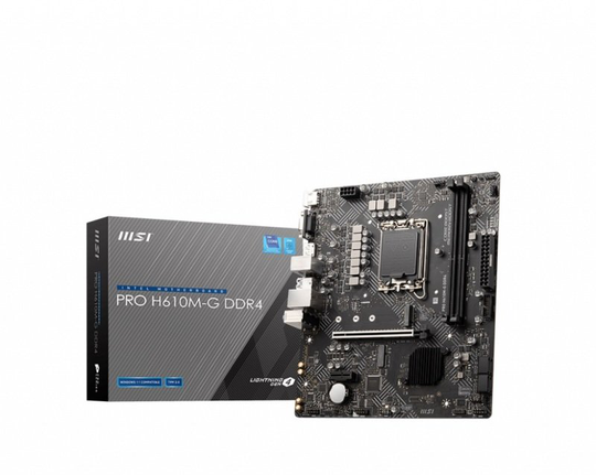 MSI PRO H610M-G DDR4 mATX Motherboard