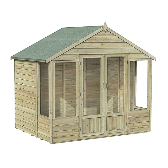 Forest Garden Oakley 8x6ft Overlap Apex Summerhouse