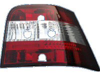 Set Tail Lights Volkswagen Golf IV 1998-2003 Excl. Variant - Red / Clear DL VWR74 AutoStyle DL VWR74