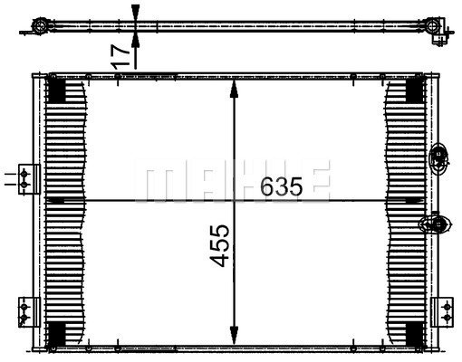 Condenser Air Conditioning 8FC351302-071 by BEHR