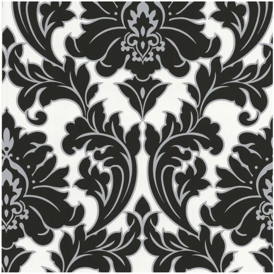 Graham & Brown Super Fresco Majestic Wallpaper - Monochrome