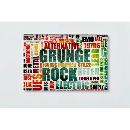 Music Motif Magnetic Wall Mounted Cork Board