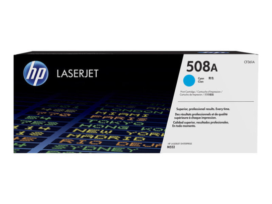 HP 508A Cyan Original Laserjet Toner Cartridge with JetIntelligence - CF361A