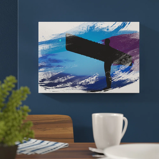'Angel of the North Newcastle' Graphic Art Print Poster