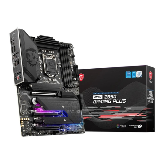 MSI MPG Z590 GAMING PLUS ATX Motherboard