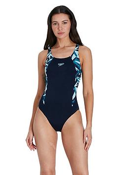 Speedo Hyperboom Splice Muscleback Swimsuit