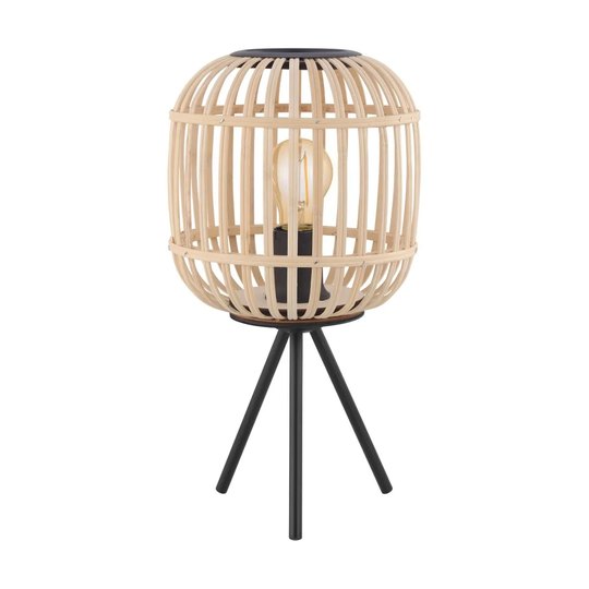 Eglo Rattan Tripod Table Lamp