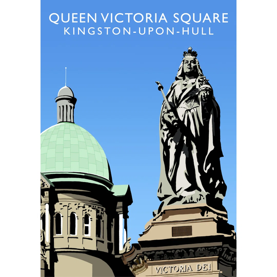 Queen Victoria Square by Richard O'Neil - Graphic Art Print on Paper