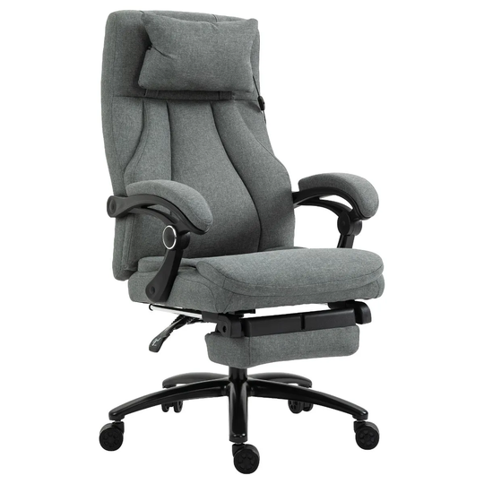 Vinsetto Office Chair Vibration Massage Pillow Executive USB Power Swivel