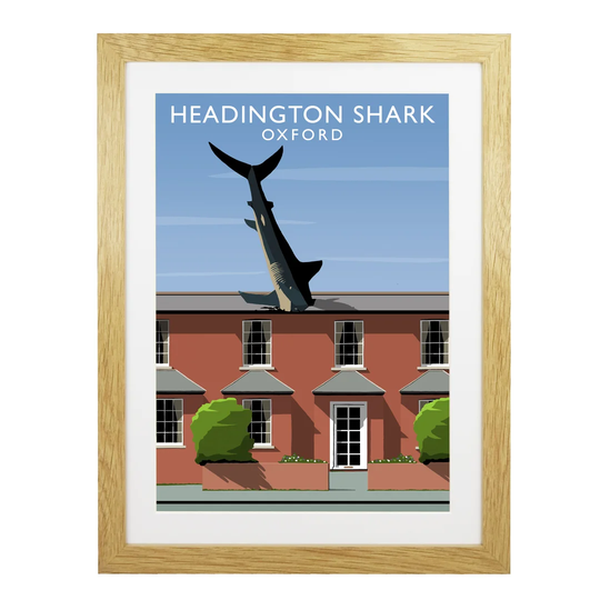 Headington Shark by Richard O'Neil - Graphic Art Print on Paper