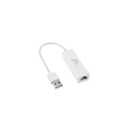 Mobi Lock USB Ethernet (LAN) Network Adapter Compatible with all USB 2.0 Compatible Devices