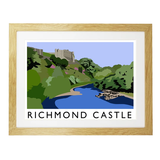 Richmond Castle by Richard O'Neil - Graphic Art Print on Paper