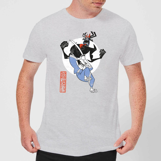 Samurai Jack Eternal Battle Men's T-Shirt - Grey - XS - Grey