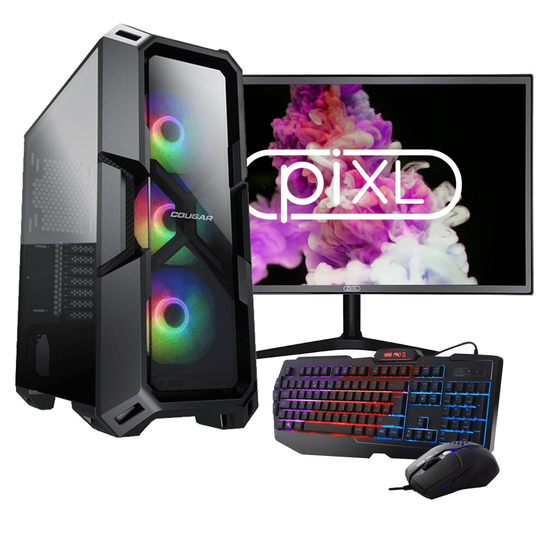 NOX GAMING PC 24" LED MONITOR BUNDLE MX440 | I5 3470 - NVIDIA GTX 1660 - 16GB RAM - 2TB