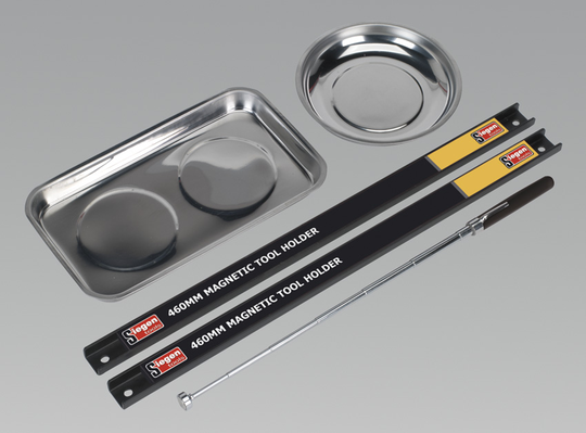 Sealey S0773 | Magnetic Bowl & Tool Holder Set 5pc