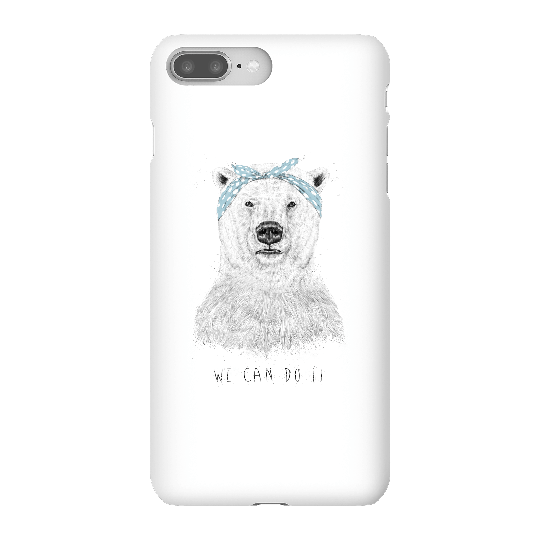 Balazs Solti We Can Do It Phone Case for iPhone and Android - iPhone 8 Plus - Snap Case - Gloss