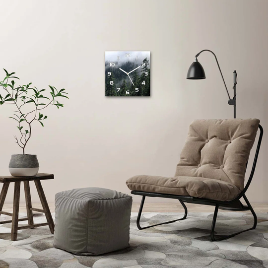 Juhena Forest Fog Silent Wall Clock