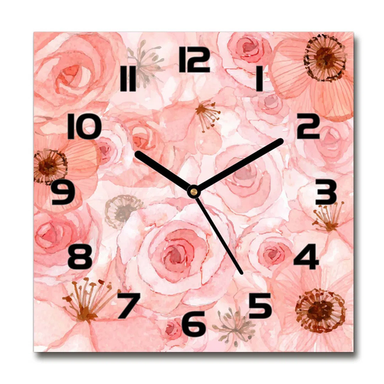 Helsa FloralSilent Wall Clock