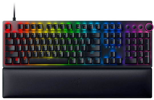 Razer Huntsman V2 Gaming Keyboard with Purple Switches