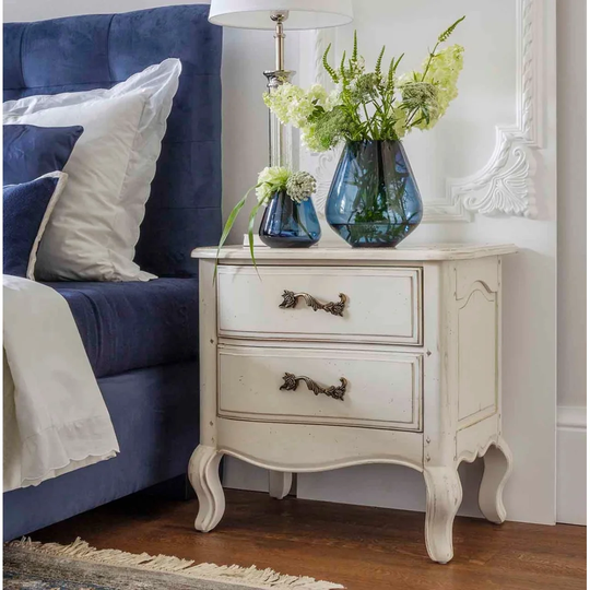 Millville 2 Drawer Bedside Table