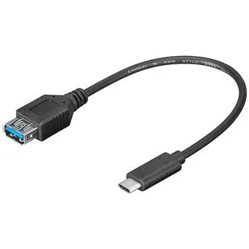 Goobay SuperSpeed USB 3.0 / USB 3.1 Type-C OTG Cable Adapter - Black