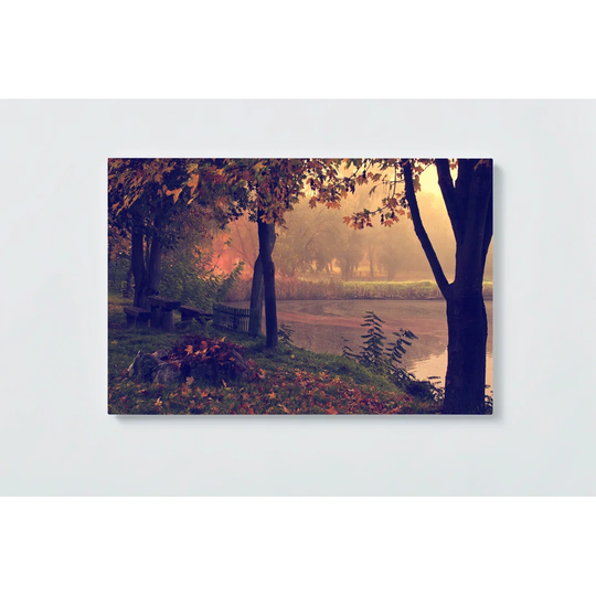 Woodland Motif Magnetic Wall Mounted Cork Board