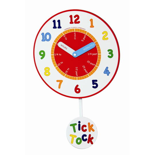 25cm Tell The Time Wall Clock