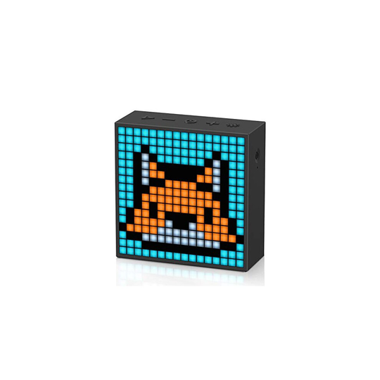 Divoom Timebox evo Pixel Art LED Bluetooth Speaker App Control, Smart Portable Wireless Speaker with Powerful Bass, Supports Alarm Clock Radio, Micr
