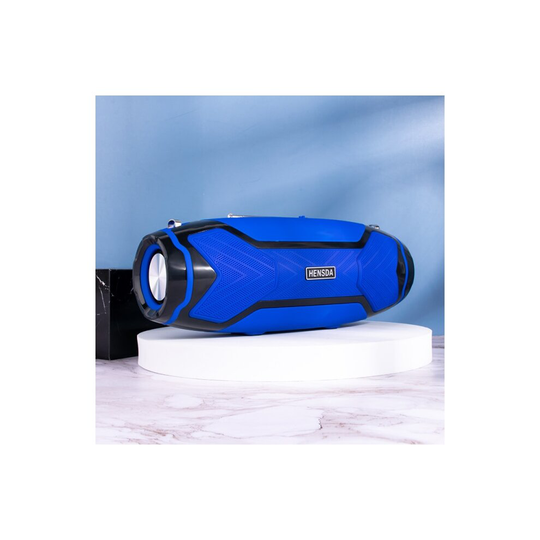 High Power 40W Bluetooth Speakers Portable Outdoor Column Waterproof Stereo Speakers(Blue)