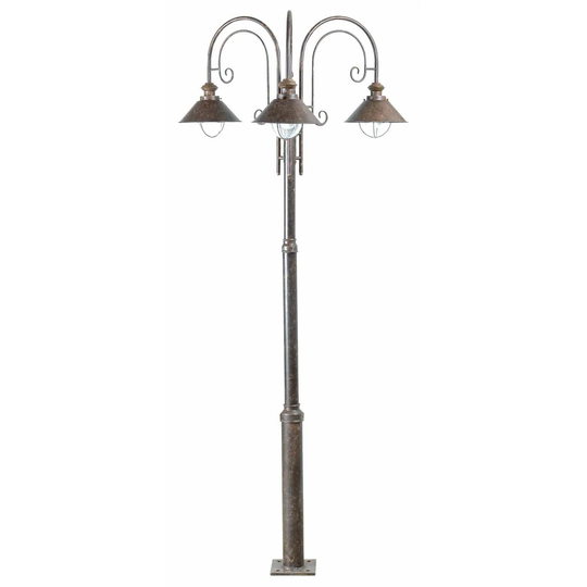 Holyoke 3 Light 225cm Outdoor Post Lantern Set