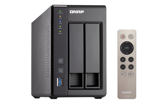 QNAP TS-251+-2G 20TB (2 x 10TB WD RED) 2 Bay Desktop NAS with 2GB RAM