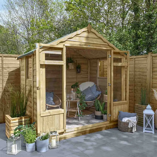 Forest Garden Oakley Overlap 7' x 5' Summerhouse