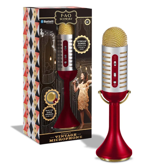 FAO Schwarz Musical Microphone Bluetooth Vintage