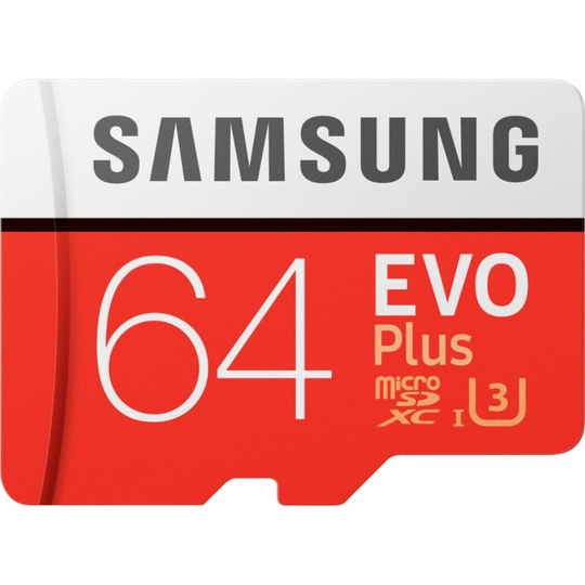 Samsung evo plus 64GB micro SDHC Class 10 UHS-3 memory card