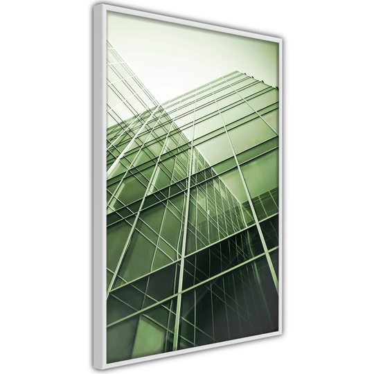 Poster - Steel And Glass (Green)