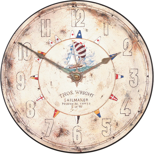 36cm Isle of Wight Sailmaker's Wall Clock