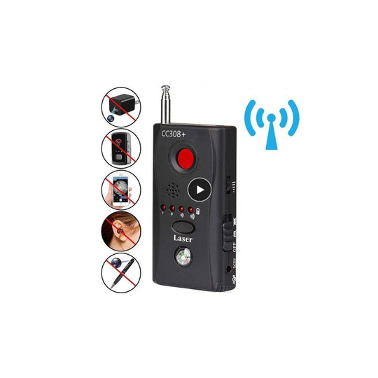 (As Seen on Image) CC308+ Wireless Lens Detector Radio Signal Detect Camera Full-range Device Finder
