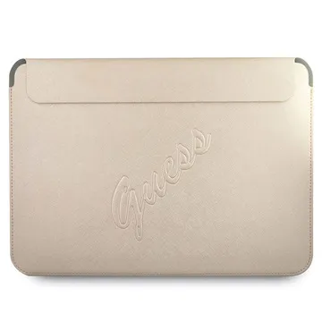Guess Saffiano Sleeve for Laptop, Tablet - 13 - Gold