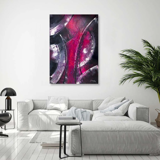 Canvas Print Modern Abstract Purple