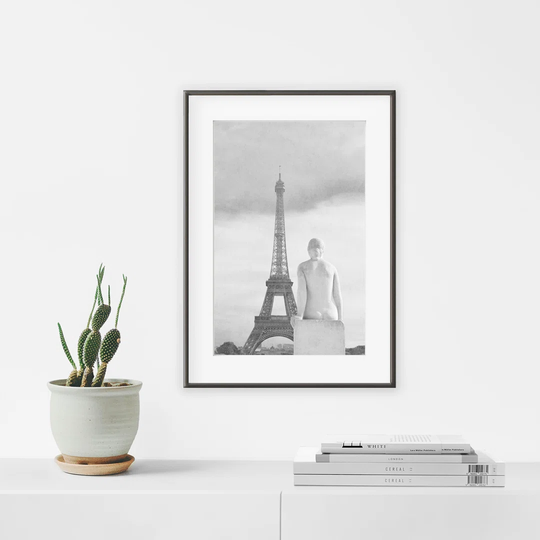 Paris Statue - Picture Frame Photograph Print on Paper