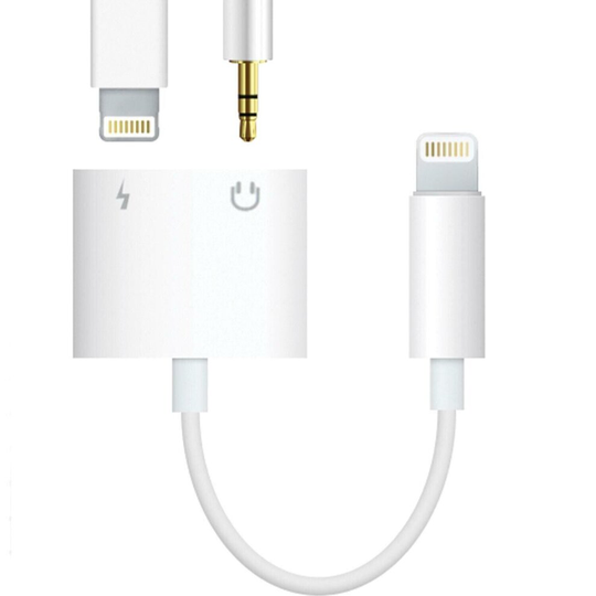 The FX Factory iPhone Lightning & 3.5mm Audio Adapter - White