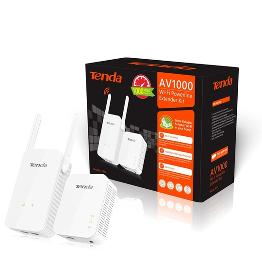 Tenda AV1000 Wi-Fi Powerline Extender Kit