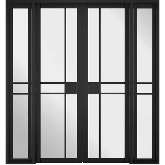 LPD (W) 75 inch Room Divider Black Greenwich W6 Internal Room Divider