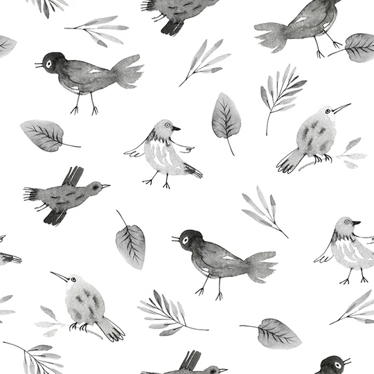 Walllpaper Roll 360X250cm Mural Decoration Kitchen Livingroom Bedroom Wallpaper Material With Print - Birds Sparrows
