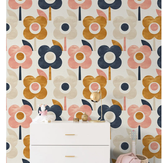 Criddle Scandinavianful Flowers Wallpaper