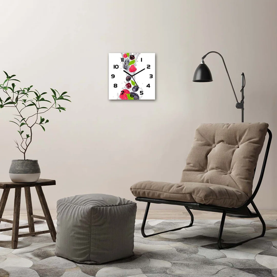 Jesuan Fruit and Water Silent Wall Clock